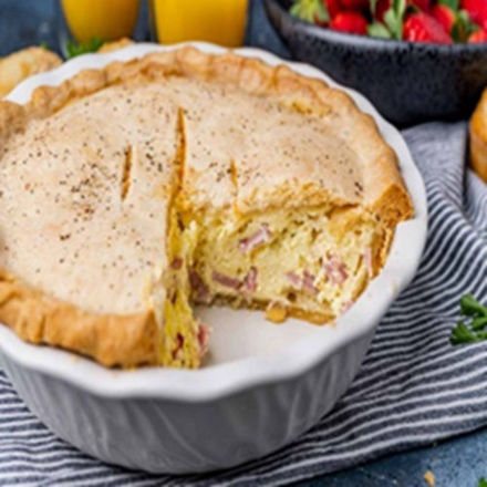 Image de Pâté au jambon et oeuf