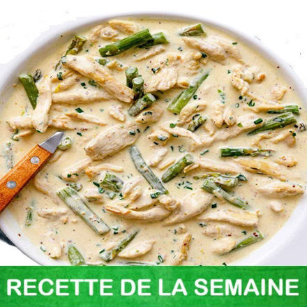 Image de Blanquette de volaille et asperges