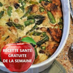 Image de Pouding aux pain aux asperges et fromage