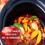 Image de Filet de porc aux pêches du Niagara à la mijoteuse