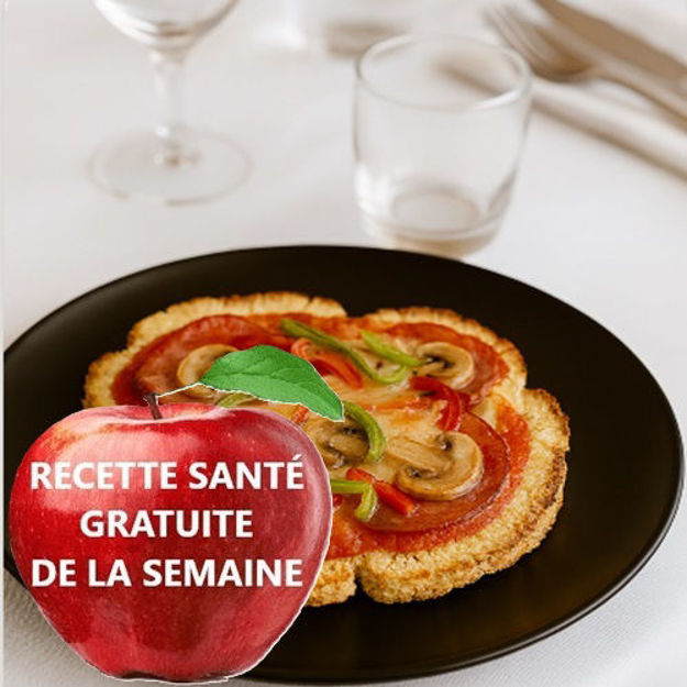 Image de Pizza croûte de chou-fleur et capicollo