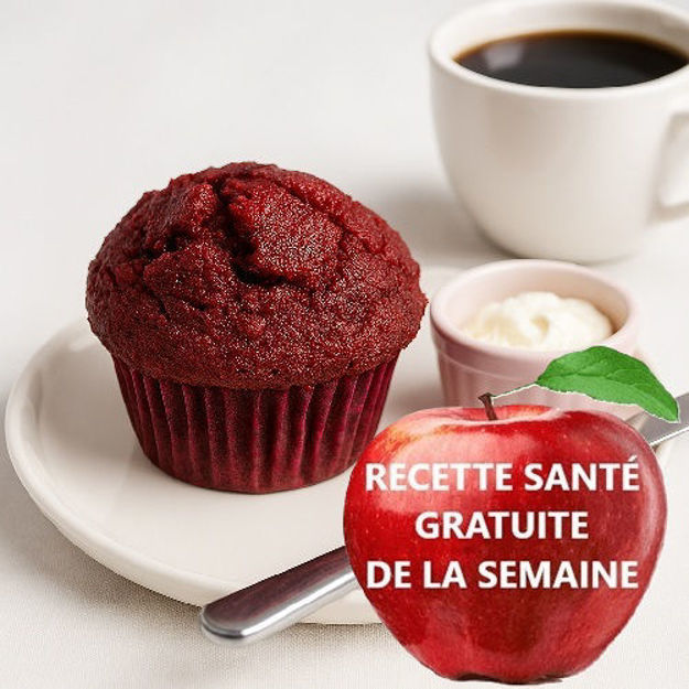 Image de Muffins à la betterave et avoine