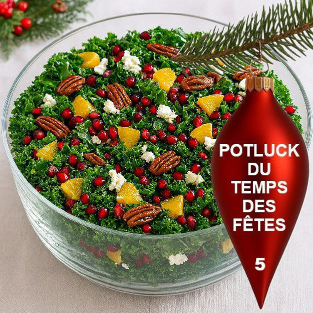 Image de Salade festive pacane, féta et pomme grenade DISPONIBLE 18 décembre 2025